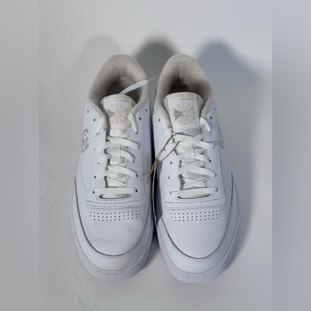NWB Reebok Club C 85 GZ3655 White Leather Low Top Tennis Sneaker - Picture 4 of 8